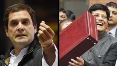 Rahul Gandhi and Piyush Goyal