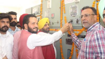HARBHAJAN SINGH ETO DEDICATES 66KV SUBSTATION IN BARMI AND 10.6 KM TRANSMISSION LINE