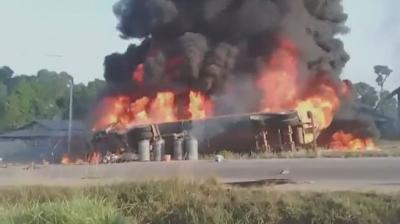 At least 40 killed in Liberian fuel tanker blast