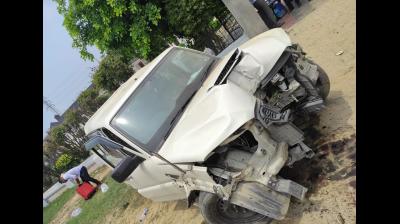 Punjab Governor security personnel vehicle Accident