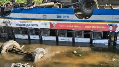 Tonk Accident: Rajasthan Roadways bus falls into deep gorge, many injured