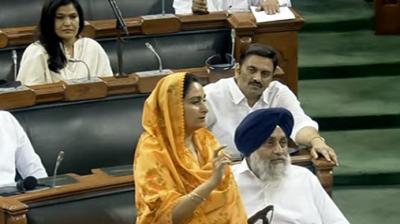 Harsimrat Kaur Badal in Lok Sabha