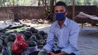 gold medalist selling fruit