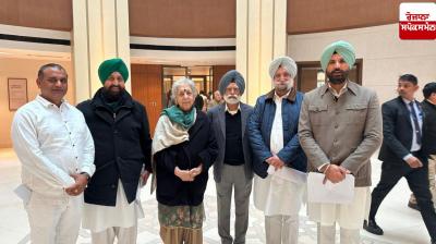 Senior Congress leaders from Punjab attended the inauguration ceremony of ‘Indira Bhawan’ in New Delhi