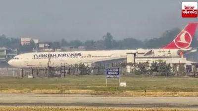 One engine of a Turkish Airlines plane fails