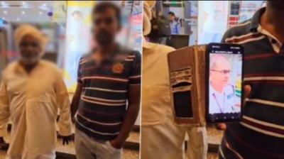 Farmer wearing dhoti