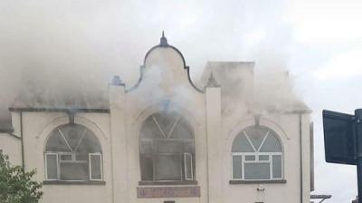 Terrible fire at Gurdwara Sahib in England