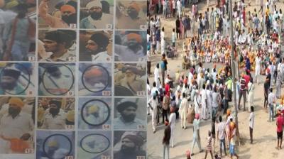 Pictures released by SIT on Kotkapura shooting case