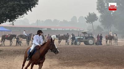 ਘੋੜ ਸਵਾਰ ਸੁਹਾਵਾ, ਜਿਸ ਨੇ 13 ਸਾਲ ਦੀ ਉਮਰ ਵਿੱਚ ਅੱਜ ਪਹਿਲੀ ਵਾਰ ਮੋਹਾਲੀ ਵਿੱਚ “ਨੈਸ਼ਨਲ ਕੁਆਲੀਫਾਇਰ” ਨੂੰ ਪਾਰ ਕੀਤਾ।