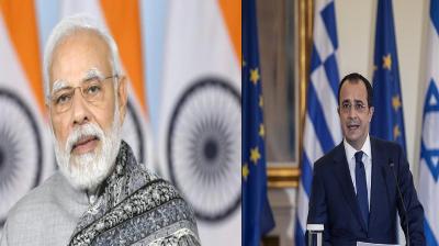 PM Modi, Nikos Christodoulides 