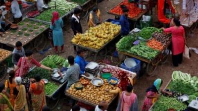 India's retail inflation falls again in October