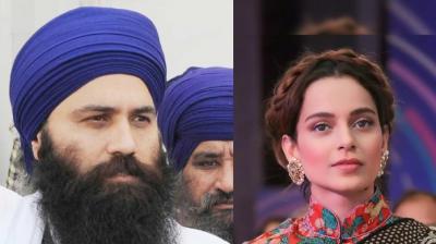 Baljit Singh Daduwal & Kangana Ranaut File image