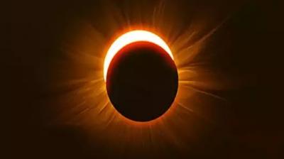 Partial solar eclipse on 25 October