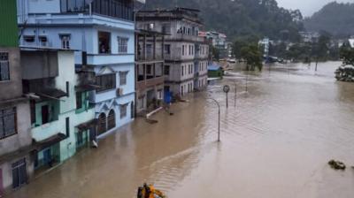 ਬ੍ਰਾਜ਼ੀਲ 'ਚ ਹੜ੍ਹ ਕਾਰਨ ਡੁੱਬੇ ਘਰ