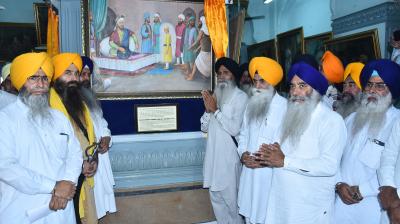  The picture of Rai Bular Bhatti and Balwinder Singh Jatana is decorated in the Central Sikh Museum