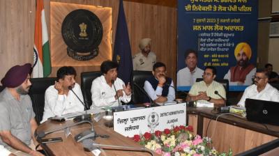 REVENUE MINISTER BRAM SHANKER JIMPA LAUNCHES FIRST JAN MAAL LOK ADALAT IN JALANDHAR