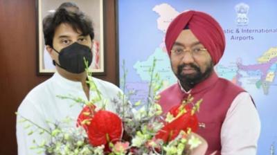 Vikramjit Singh Sahney letter to Jyotiraditya Scindia