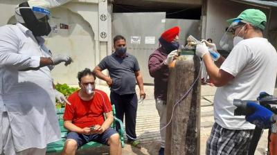 Free Oxygen at Sri Guru Singh Sabha Gurdwara in Indirapuram
