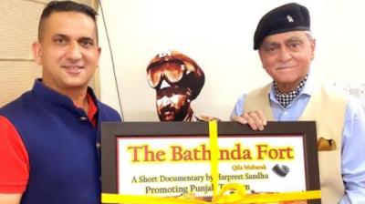 Lt. Gen. T.S. Shergill and harpreet sandhu