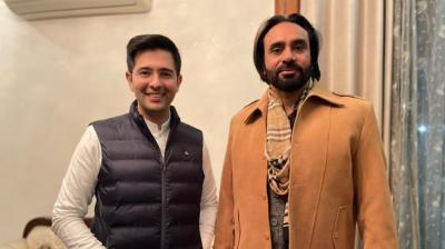 Raghav Chadha Meets Punjabi Singer Babbu Mann