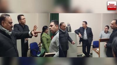 AMAN ARORA CONDUCTS SURPRISE INSPECTION AT PUDA BHAWAN