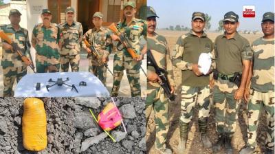 ਬੀਐਸਐਫ ਨੂੰ ਮਿਲੀ ਵੱਡੀ ਸਫ਼ਲਤਾ, ਸਰਹੱਦ 'ਤੇ 1 ਡਰੋਨ ਅਤੇ 2 ਪੈਕਟ ਹੈਰੋਇਨ ਕੀਤਾ ਬਰਾਮਦ 