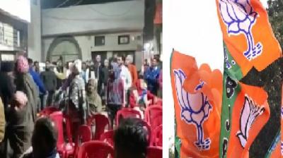 Clashes during BJP rally in Pathankot
