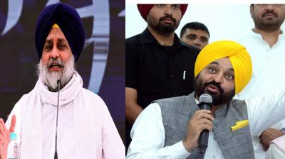  sukhbir badal, CM Bhagwant Mann