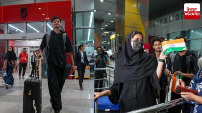 110 Indian students rescued from Iran reach Delhi
