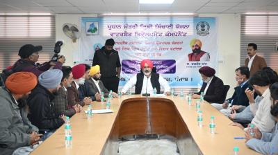 Chetan Singh Jauramajra hands over Rs.4-CR grants for Watershed Programmes in the state