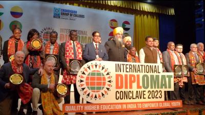 International Diplomat Meet-2023 at CGC Jhanjeri Campus