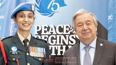 Major Radhika Sen receives prestigious 2023 UN Military Gender Advocate of the Year Award