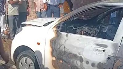 Car Burn in Kaithal 
