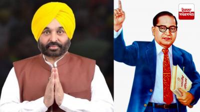 On Ambedkar Jayanti, CM Mann tweeted and paid homage to Baba Saheb