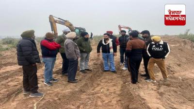 Bhankharpur residents take to the streets to protest alleged illegal mining in Ghaggar river
