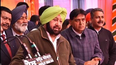 Capt. Amarinder Singh in Hoshiarpur