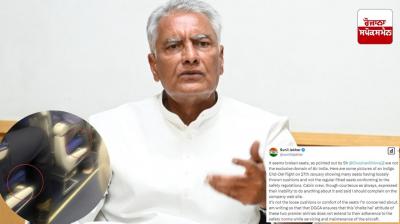 'The seat cushions of the plane were loose', Punjab BJP President Sunil Jakhar raised questions on Indigo flight