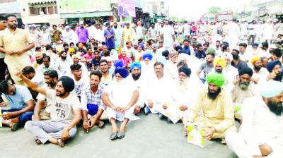 Family Members and  Others During Dharna