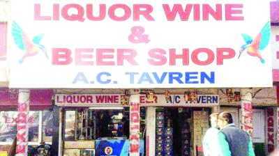 Liquor Wine Shop At Residential Area
