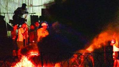 Fire Brigade Controlling Fire 