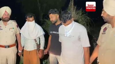 Encounter between police and drug smugglers in Tarn Taran, 4 arrested