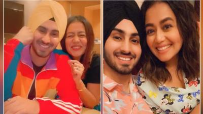 Neha kakkar with Rohanpreet singh