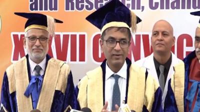  CJI DY Chandrachud chandigarh-pgi-convocation News