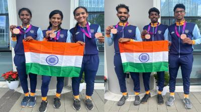 Asian Games: Indian men's, women's teams bag bronze in roller skating