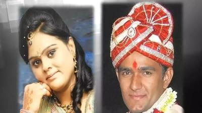 Bhadreshkumar Chetanbhai Patel with WIfe 