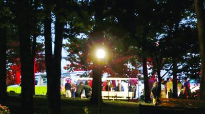 Diving team looking for tourists