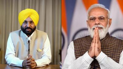 Punjab CM Bhagwant Mann calls on PM Modi 
