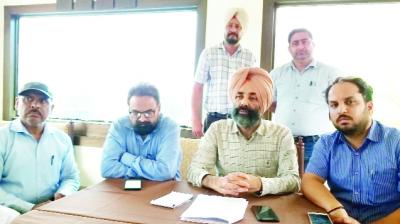 Officers of Pollution Control Board,  addressing a press conference