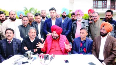 Navjot Singh Sidhu During Press Conference 