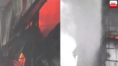 A fire broke out at an oil company in Khanna news in punjabi